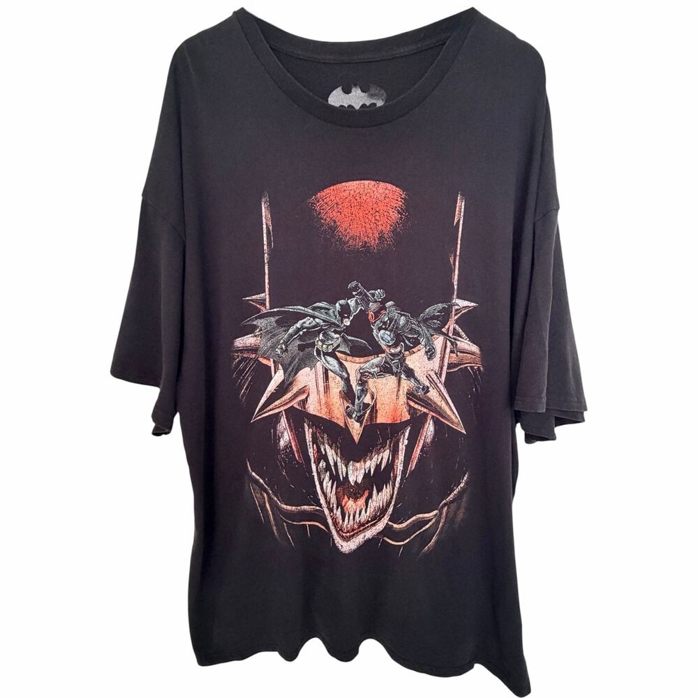 Goat Crew DC Batman Graphic T Shirt Mens 2XL Black